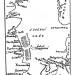 Mapka - 3 a 4. zmeškaná bitva. Mapka - Severní moře 1914.